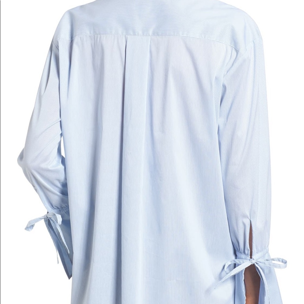 Something Navy Ruffle Cuff Tunic - Picture 2 of 7